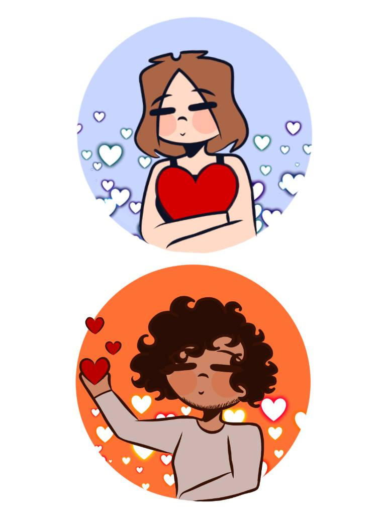 Matching pfp's for my boyfriend and I by GalaxyCat1721 on DeviantArt