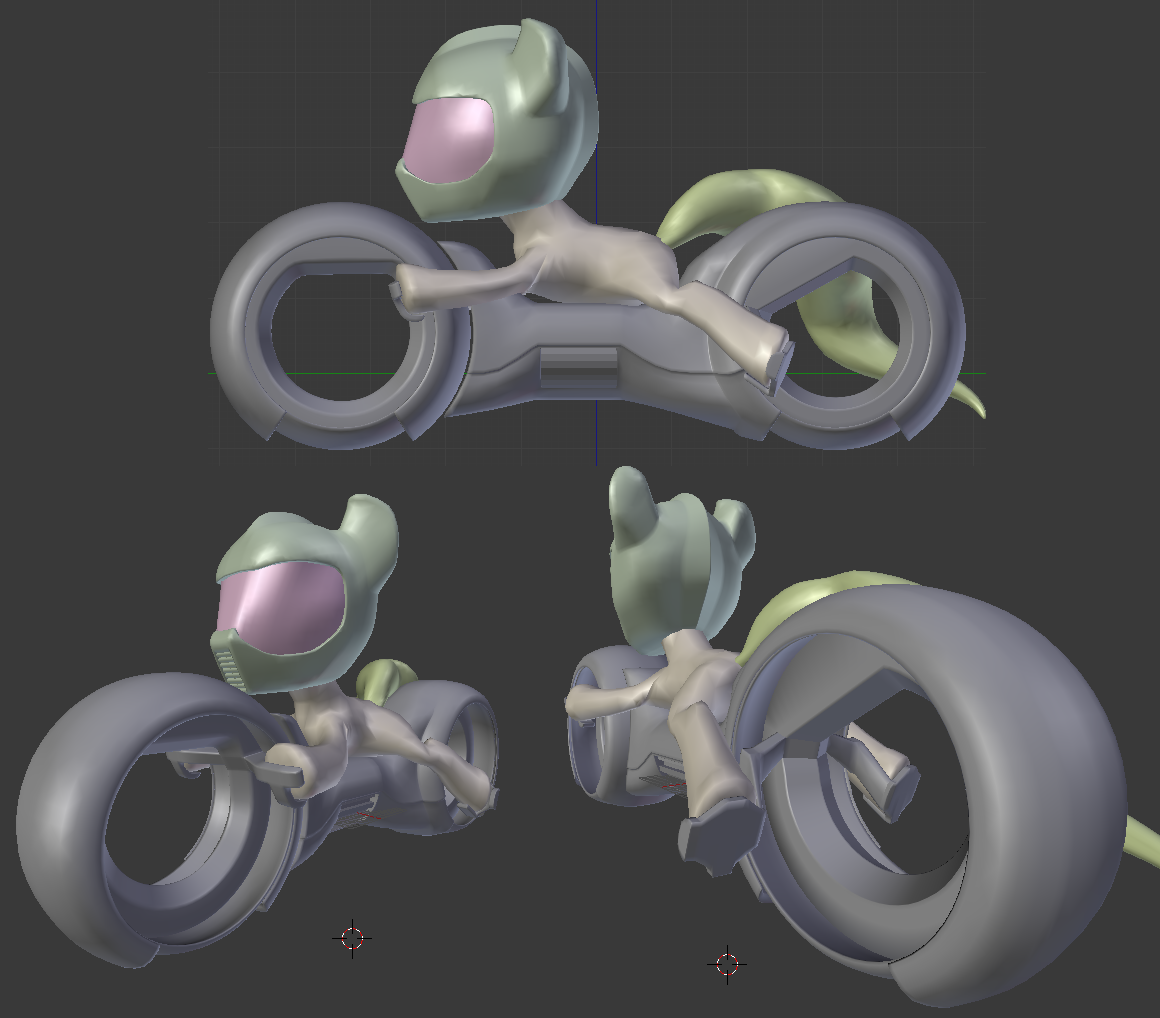 Pony Lightcycle (work in progress)