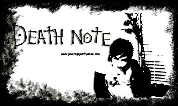Your Death Note My own Death Note picture by j3d28 on DeviantArt