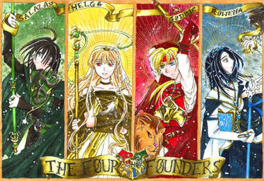 The Founders Four by Isilarma on DeviantArt