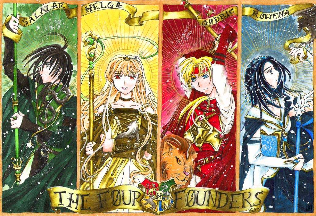 The Four Founders of Hogwarts