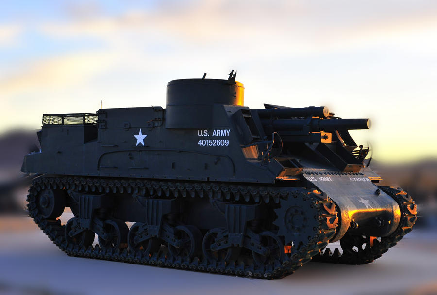 M7B1Priest 105mm self-propelled artillery