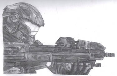 Halo Reach Spartan Shaded