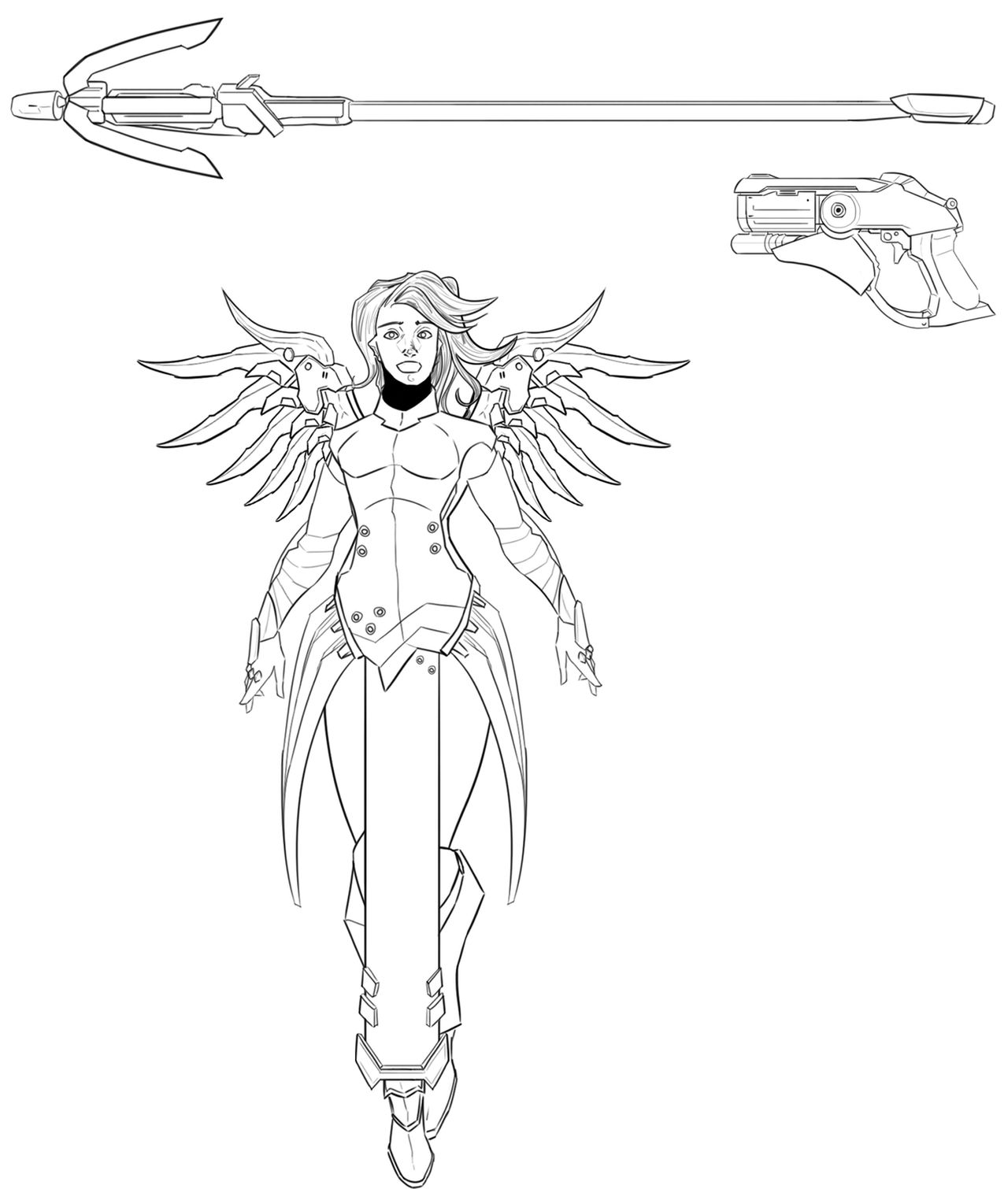Mercy Cut Out Mercy by IdonDrawHands on DeviantArt