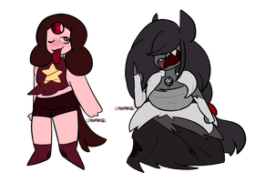 Ruby and Sapphire Adopts 2 (2/2 Open) by LemonMarang