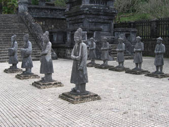 Statues in the Tomb