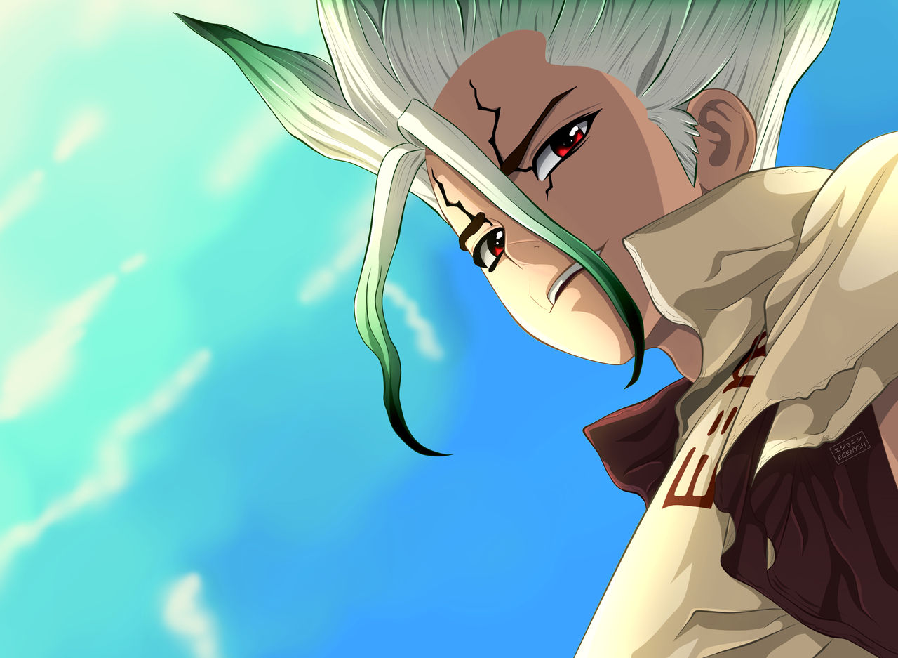 Senku Numbers Senku (+SpeedColor) by Egenysh on DeviantArt