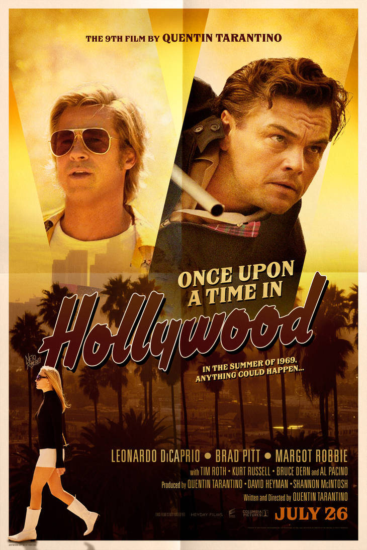 Once Upon a Time in Hollywood 2019 Poster by Once Upon a Time in Hollywood 2019 Poster by