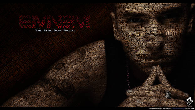 EMINEM typography by SMR Design