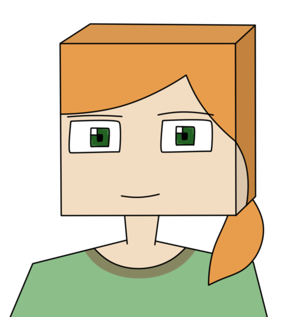 Minecraft Disorted Alex Minecraft Alex by Whiskascaty on DeviantArt
