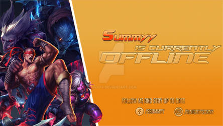 Offline Twitch Banner for Summy