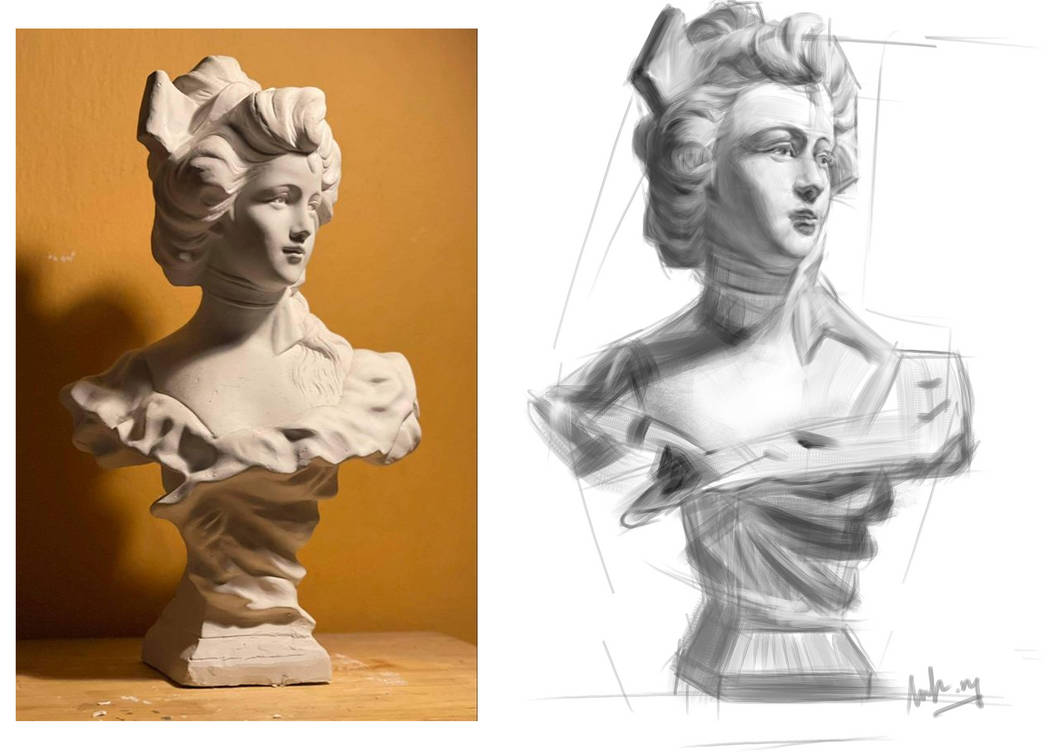 Value Study - Real-Time Drawing by Sunzo-Art on DeviantArt