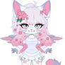 Pink petals Angel cat Adopt :SOLD