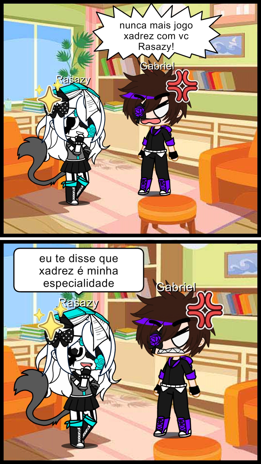 Rasazy e Gabriel jogando xadrez Parte 2 by gabr08briel on DeviantArt