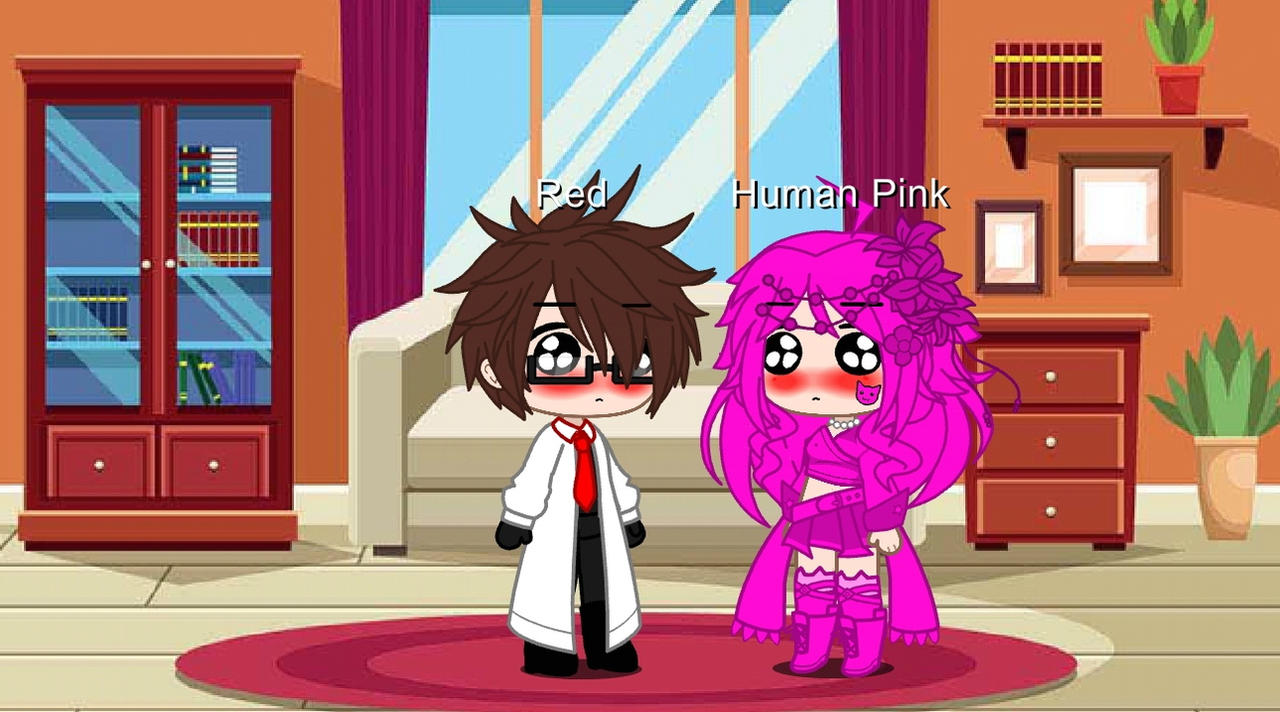Pink Human Real Red X Pink(Human) by gabr08briel on DeviantArt