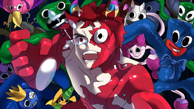 Gametoons rainbow friends red evil by Retajs on DeviantArt