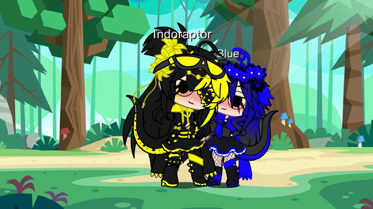 Blue x Indoraptor by gabr08briel on DeviantArt