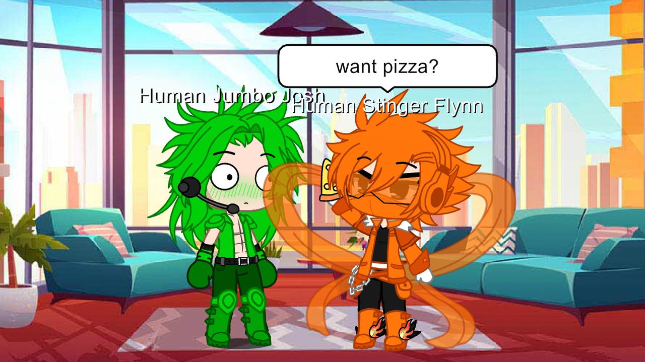 Jumbo Josh Don't like Pizza by gabr08briel on DeviantArt