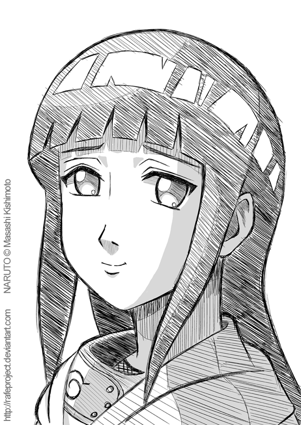 Como Desenhar A Hinata Passo a Passo