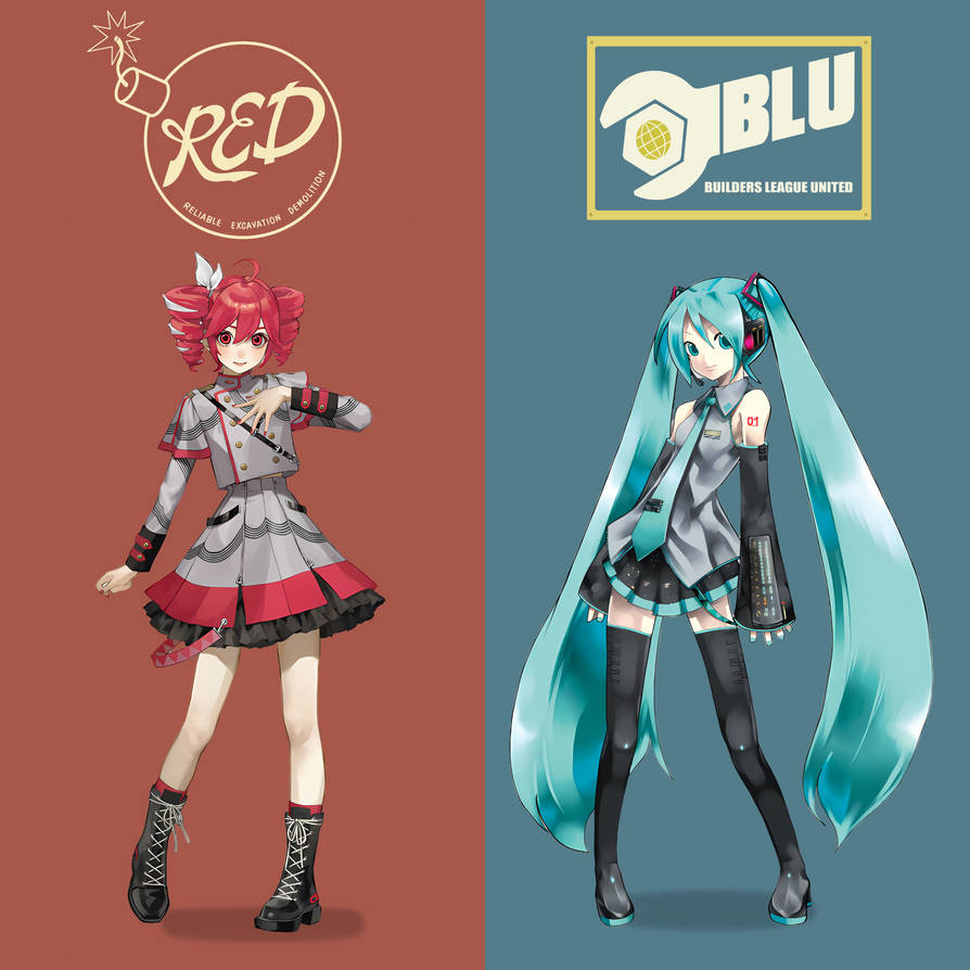 Red/blu Roko Red/Blu Team by absJAER on DeviantArt