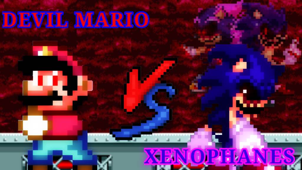 Devil Mario vs Xenophanes by Luckbutter21 on DeviantArt