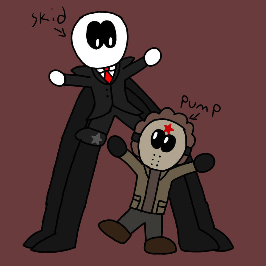 Friday Night Funkin All Stars: Skid and Pump by Luckbutter21 on DeviantArt