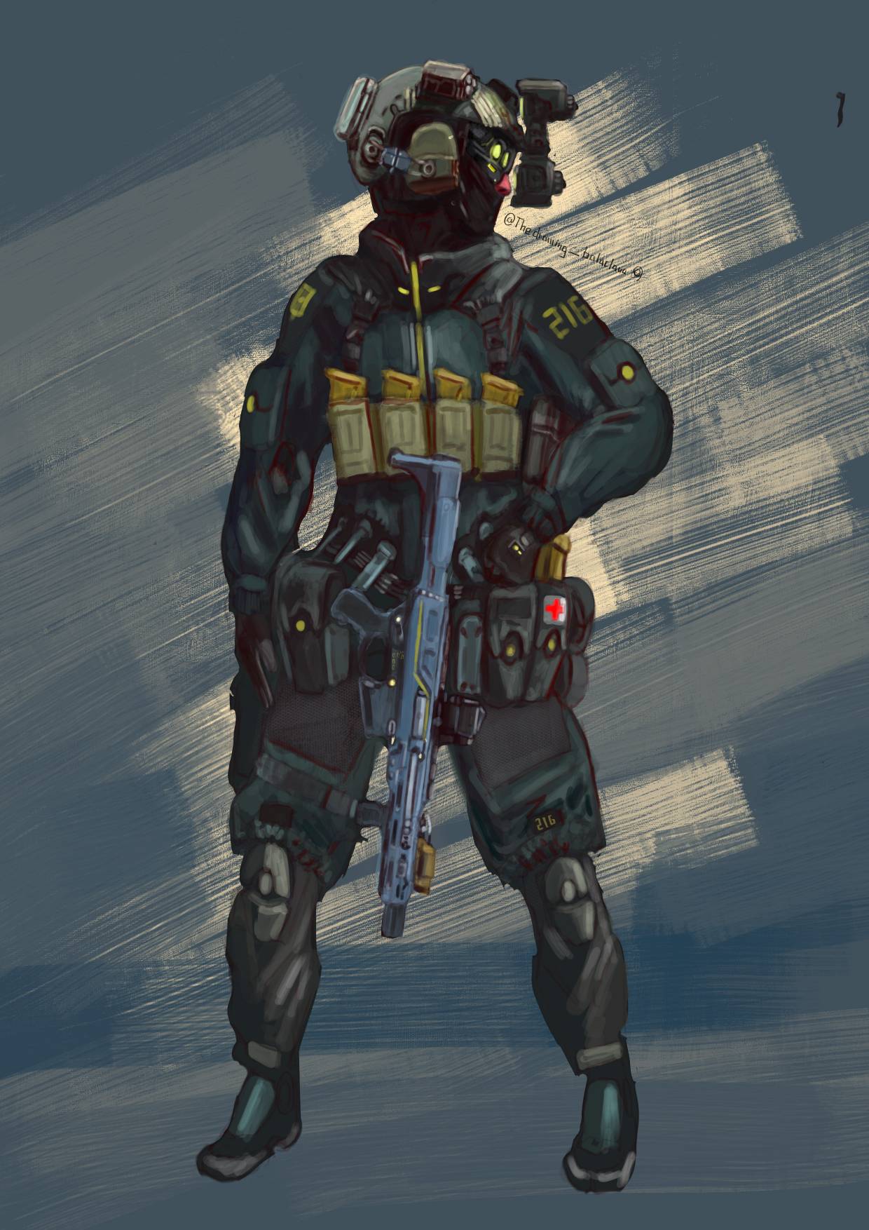 Sci fi spec ops by thedrawingbalaclava on DeviantArt