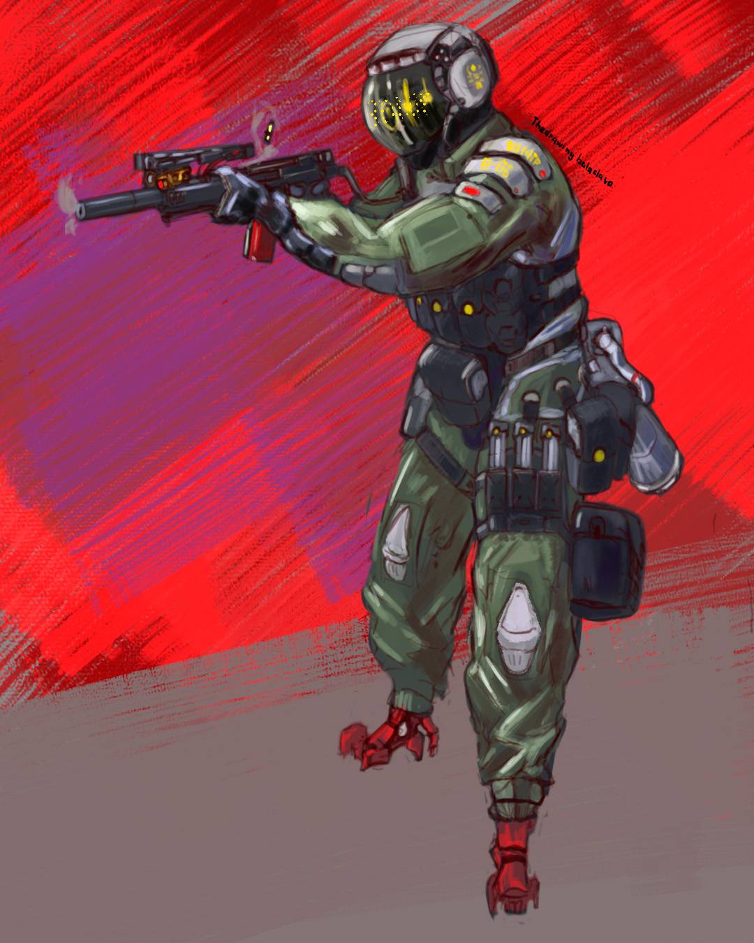 Cyborg Crewmate Cyborg operator by thedrawingbalaclava on DeviantArt