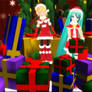 MMD Merry Christmas Dreamy Theater Miku and Rin!