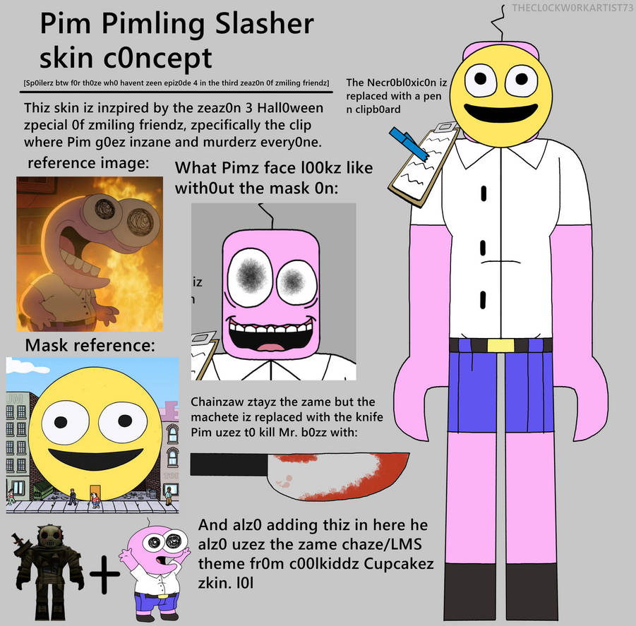 Springware Slasher Skin Slasher zmiling friendz skin c0ncept. l0l by THECL0CKW0RKARTIST73 on ...