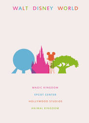 Walt Disney World Travel Poster