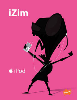 iPod Ads - iZim - Invader Zim