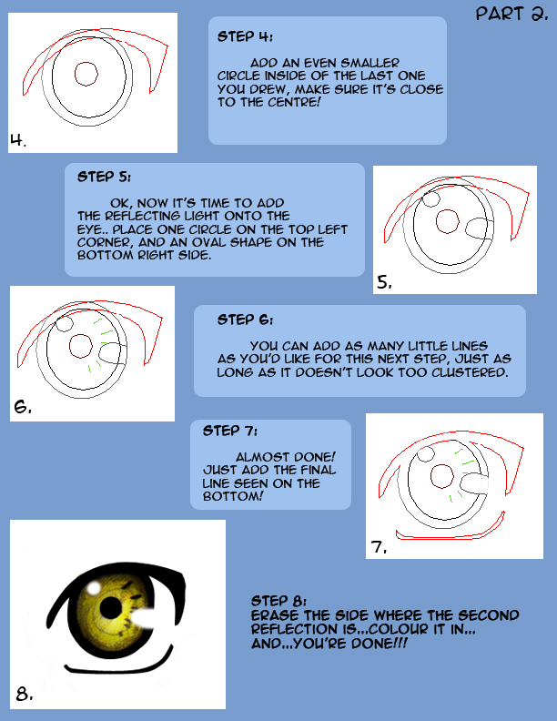 How to draw Naruto eyes pt2