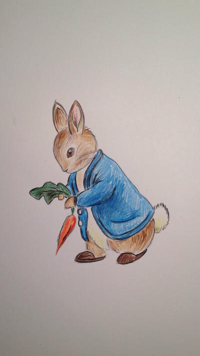 Drawn Rabbit Peter Peter Rabbit by aimeelauren1 on DeviantArt