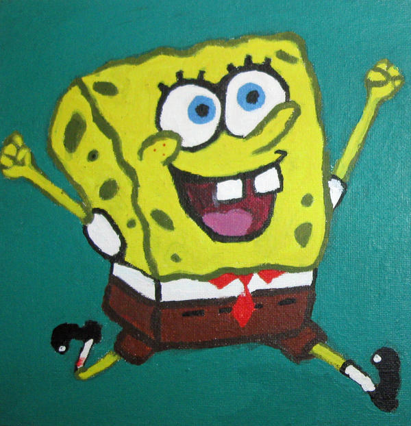 Pop Art Painting Spongebob by InvaderTigerstar on DeviantArt