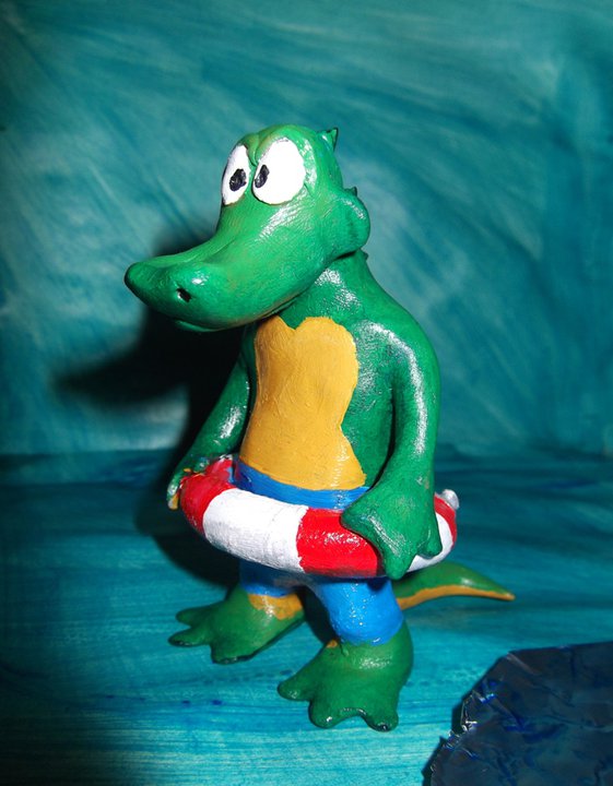 Painted Croc 1