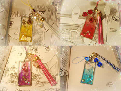 Kawaii Handmade Resin Book Charms