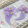 Deluxe Purple Pastel Wings with Stars