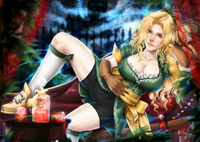 Lounging in the castle -Maria Renard - Castlevania