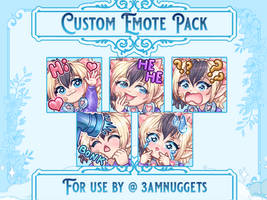{CM} 3amnuggets- Twitch Sub Emotes