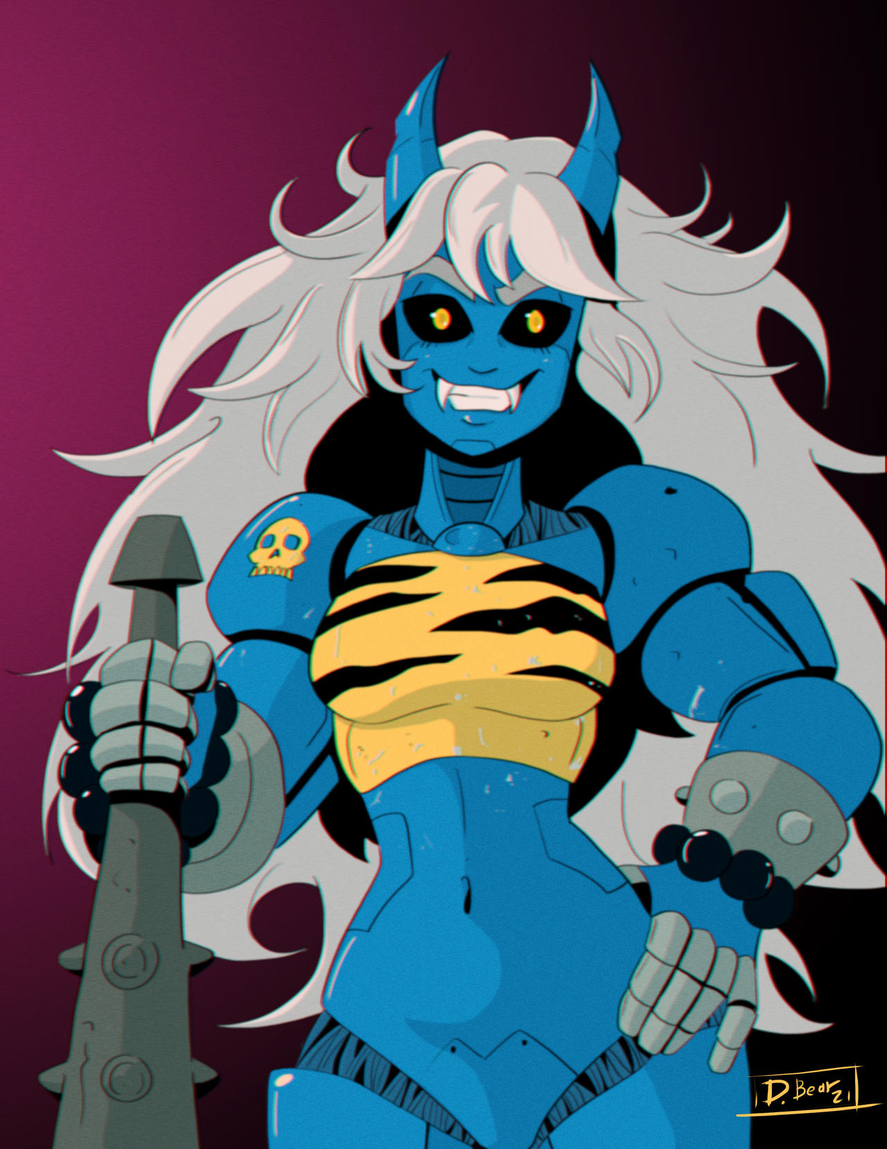 Robot Oni girl