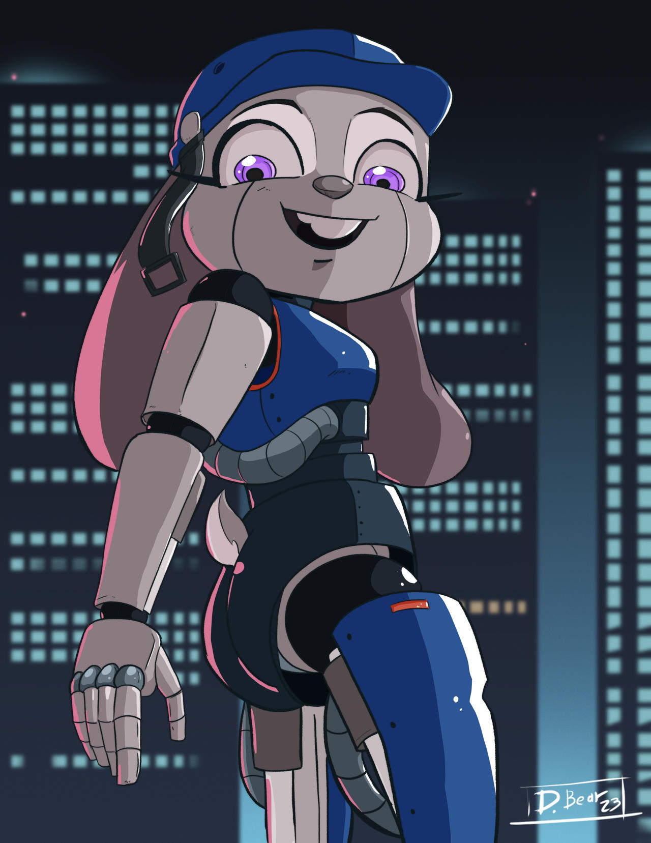 Judy Hopps robot by Drawbear on DeviantArt
