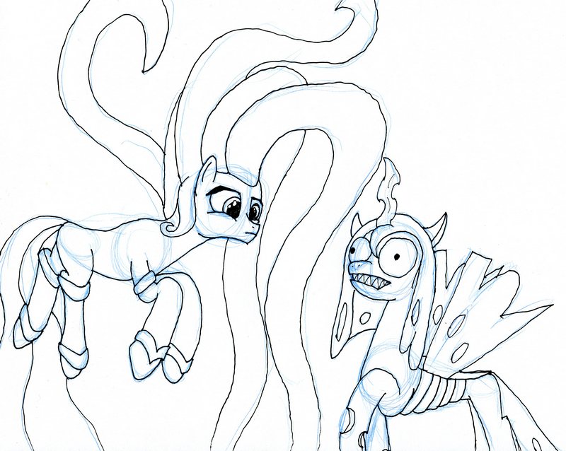 Creepy Chrysalis meets Mane-iac