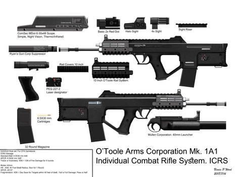 O'Toole Arms Corporation Mk.1A1 ICRS