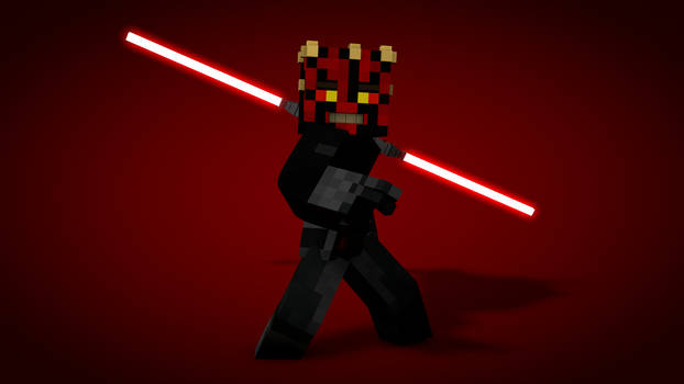 Minecraft Darth Maul Render