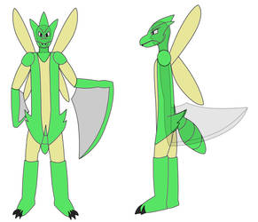 Scyther costume design