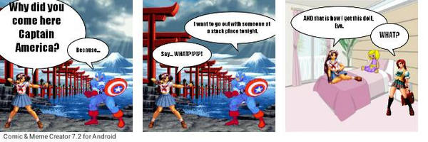 How Sachiko_833 met Captain America (Mini Comic)