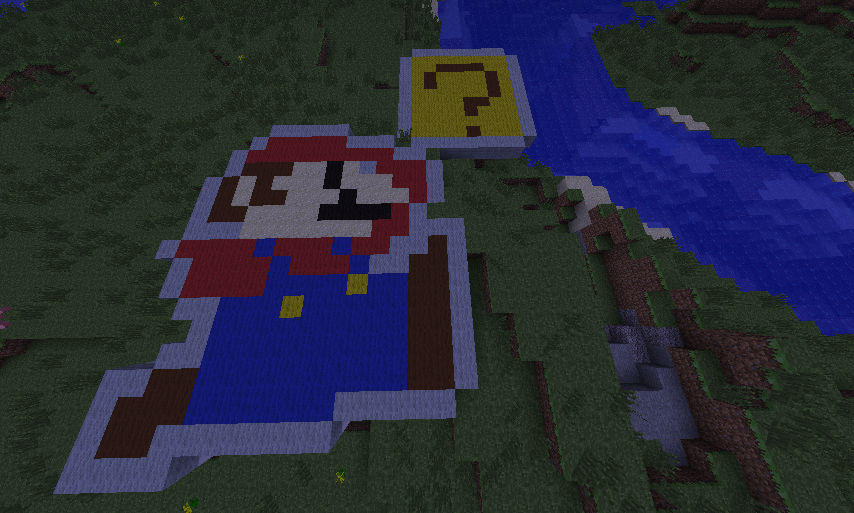Infdev Minecraft Mario mario on minecraft by bvblover666 on DeviantArt