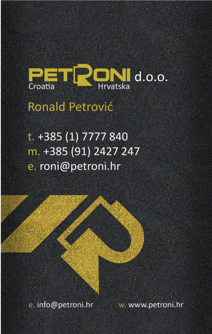 Petroni d.o.o. - visit card