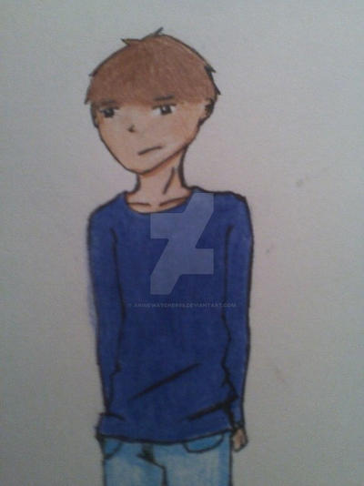 Awkward boy- Drawing by animewatcher98 on DeviantArt